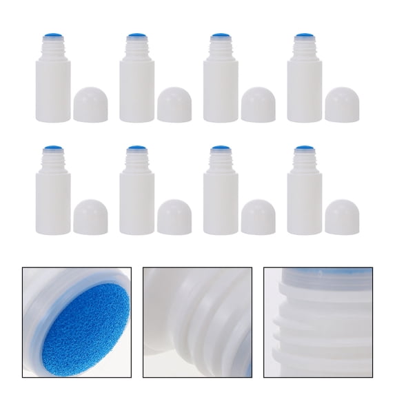 ULTNICE Convenient Sub Bottle with Sponge Applicator Durable Plastic ABS 8Pcs