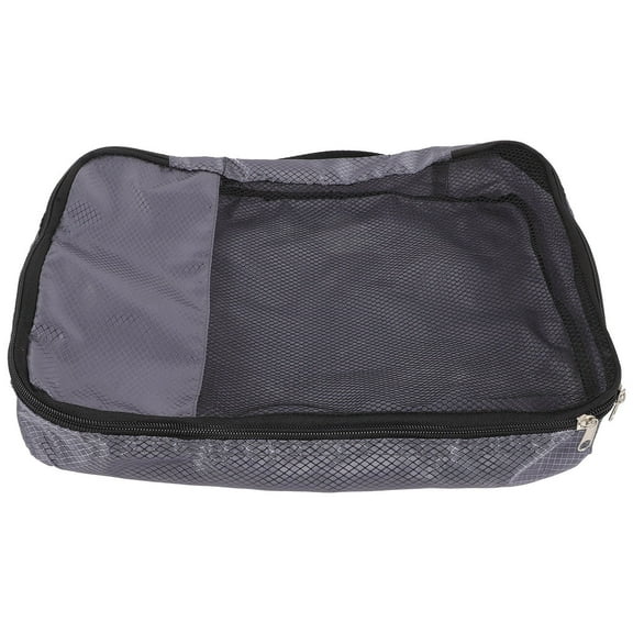 ULTNICE Makeup Organization Suitcase Storage Bags Travel Grey Fabric 1Pack