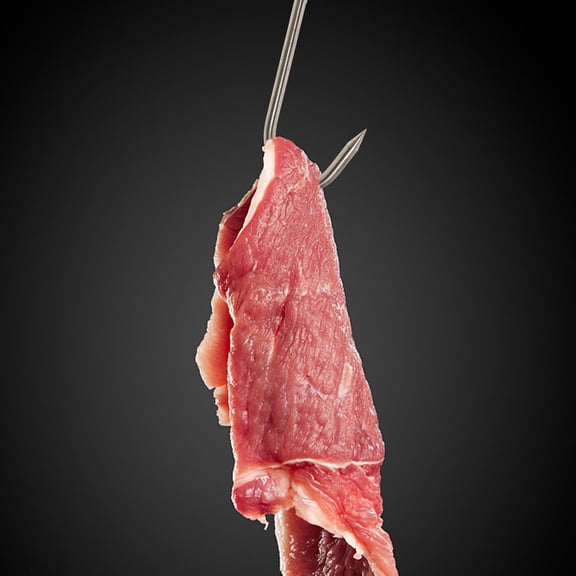 ULTNICE Meat T Hooks 2Pcs for Butchering and Processing with 304 Stainless Steel and Wood