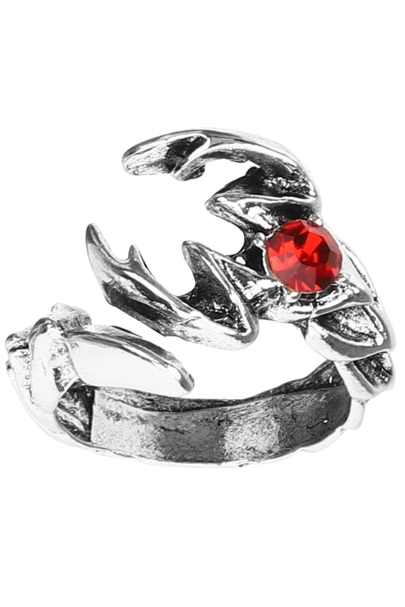 Men'S Statement Open Ring Adjustable Scorpion Jewelry Stylish Punk Ring For Men