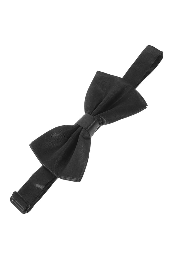 Mens Bowties Bow Tie Elegant Black 1Pcs Groom Accessory for Formal Events