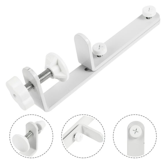 ULTNICE Hole Board Storage Rack Metal Enamel Tool Fixation 1Pack 7.5X2.0X0.8In