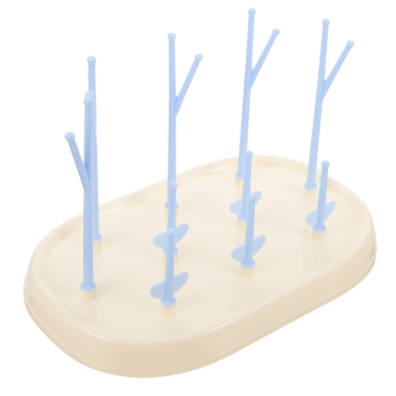 ULTNICE Milk Bottle Drying Rack 1Pack Open Design White for Caregivers Safe Storage