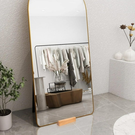 ULTNICE Display Support Stand Wooden Floor Mirror Base Anti Skid 1Pack