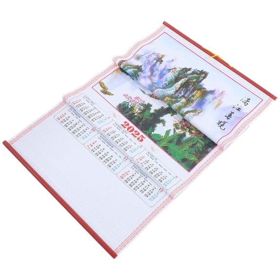 ULTNICE Household Hanging Calendar 2025 Clear Printed Monthly Wall Calendar White