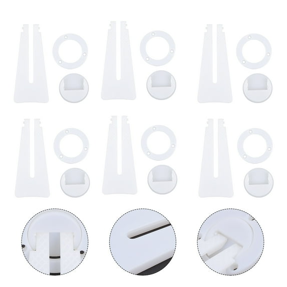 ULTNICE Photo Frame Brackets 12Set for General Users with 360 Degree Rotating and Slip Prevention