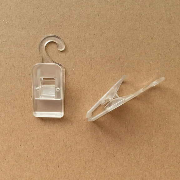 ULTNICE Plastic Hanger With Clip For Hanging Clothes And Travel Accessories 12Pcs Strong Grip