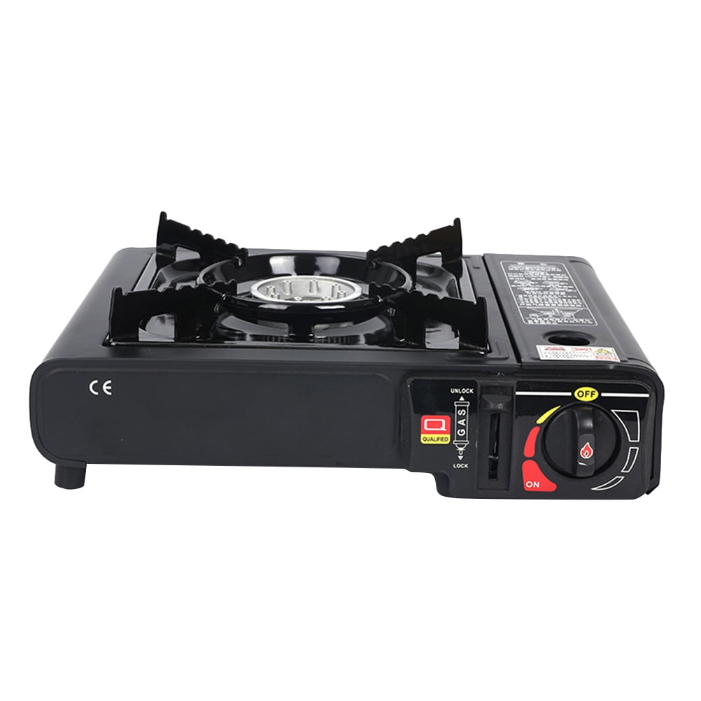 ULTNICE Portable Outdoor Gas Stove for Camping with Stainless Steel Material and Adjustable Flame