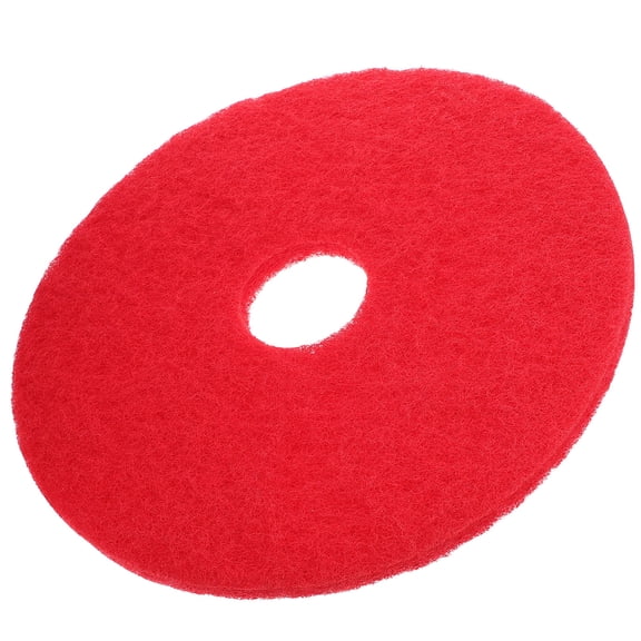 ULTNICE Red 43.20X43.20X2.00CM Square Fabric Floor Polishing Pad for Hardwood Floor Sander Pads 1Pack