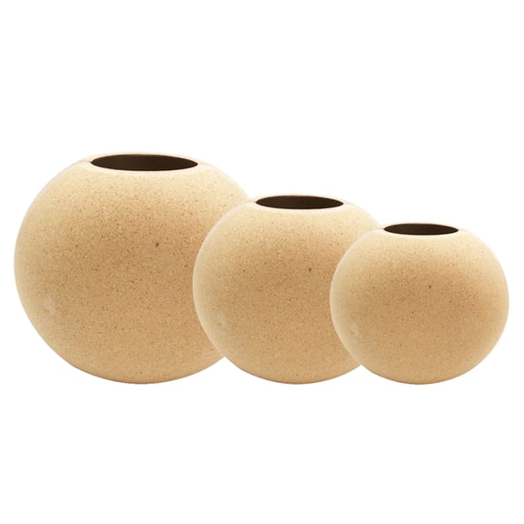 ULTNICE Vase Retro 3Pcs Flat Bottle