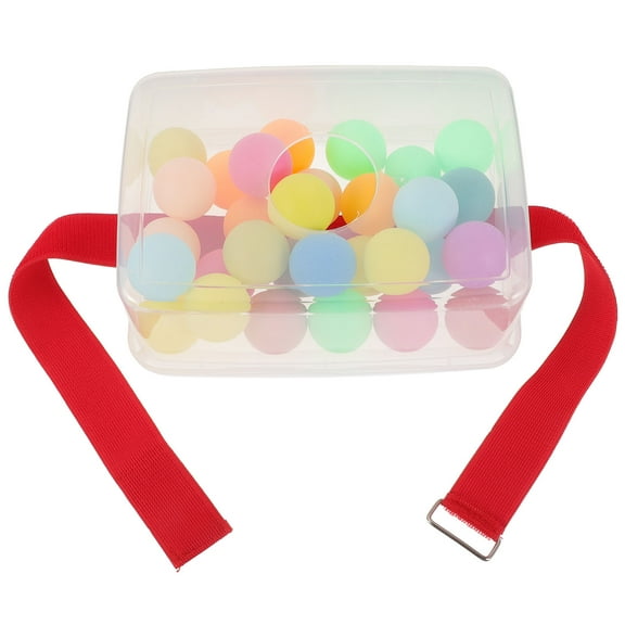 ULTNICE Shaking Game Prop 30 Pong Balls Party Game Tool Tricking Props Ball Shaking Box Wedding Celebration Color