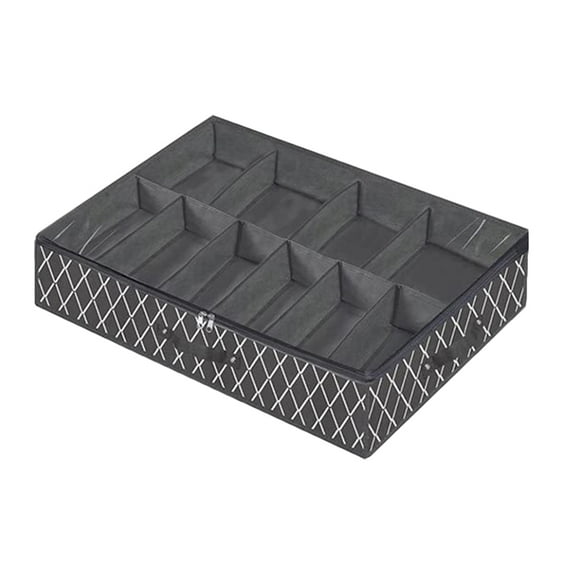 ULTNICE Shoe Container for Locker Black Waterproof Nonwoven Fabric 1Pack
