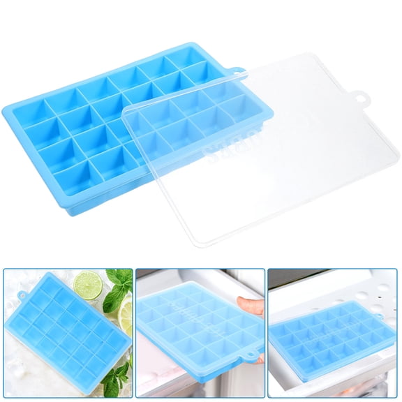 ULTNICE Silicone Moulds Ice Cube Tray Sky Blue Silicone 1Pack for Bar