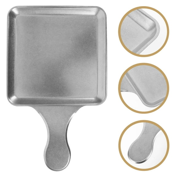 ULTNICE Griddle Pan Square Stainless Steel 1Pack for Western Dinner and Picnics