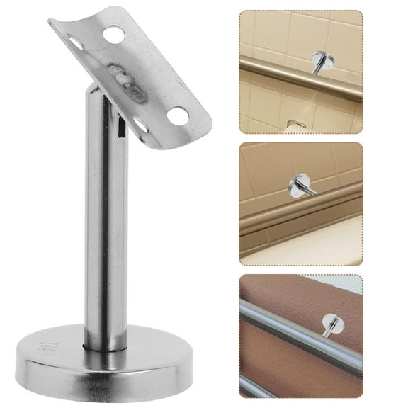ULTNICE Stable Support Stair Railing Bracket Silver 1Pcs