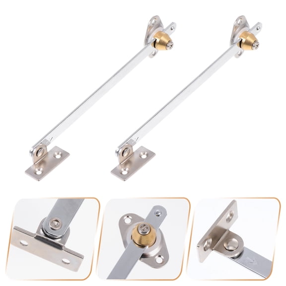 ULTNICE Cabinet Door Support Bars Steel 2Set 7.1x1.1x0.8in