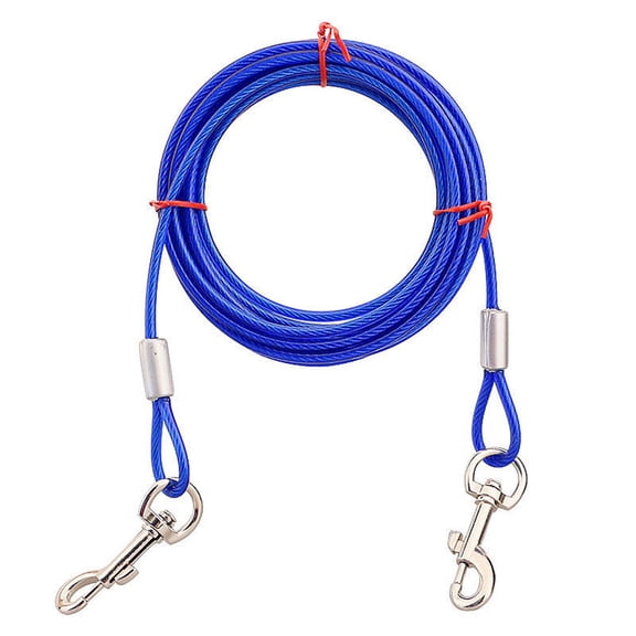 ULTNICE Steel Wire Dog Chain Dog Traction Rope Durable 1Pcs for Dog Owners