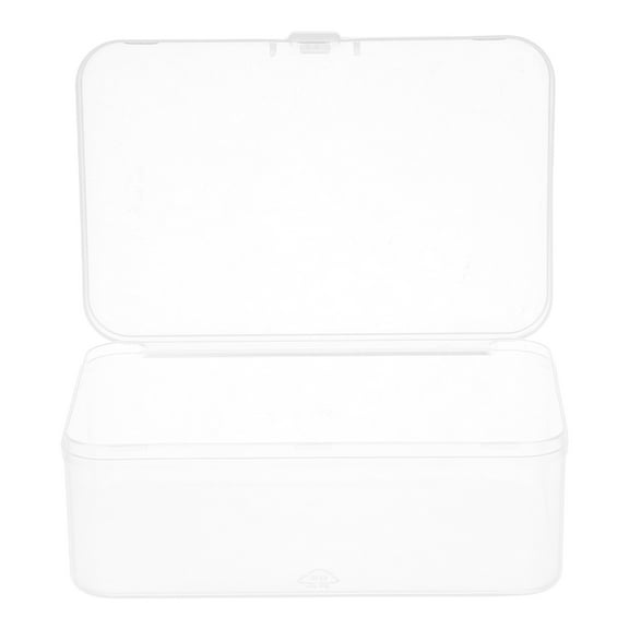 ULTNICE Transparent Small Storage Box Plastic 1Pack 3.5x6x9In