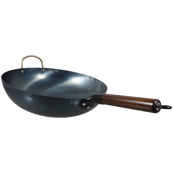 ULTNICE Wok Stir Fry Iron Cooking for Outdoor Camping 1Set