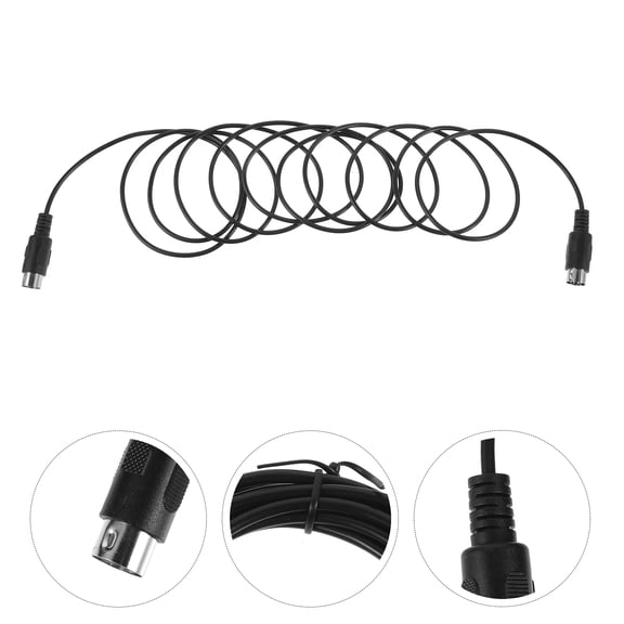 ULTNICE audio cable Cable Black PVC 1Set for Music Production Musicians