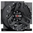 thumbnail image 1 of ULTRA 8018904SB1 801 Series Triad Truck Wheel - 18 X 9 In., Satin Black, 1 of 1
