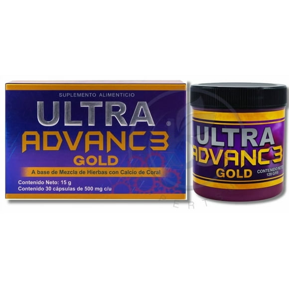 Ultra Advance Gold Joint Combo Pack 30 Capsules + 120 g Gel Omega-3, Turmeric & Glucosamine Chondroitin Formula Plant-Based, Vegan, Non-GMO by ULTRA ADVANCE