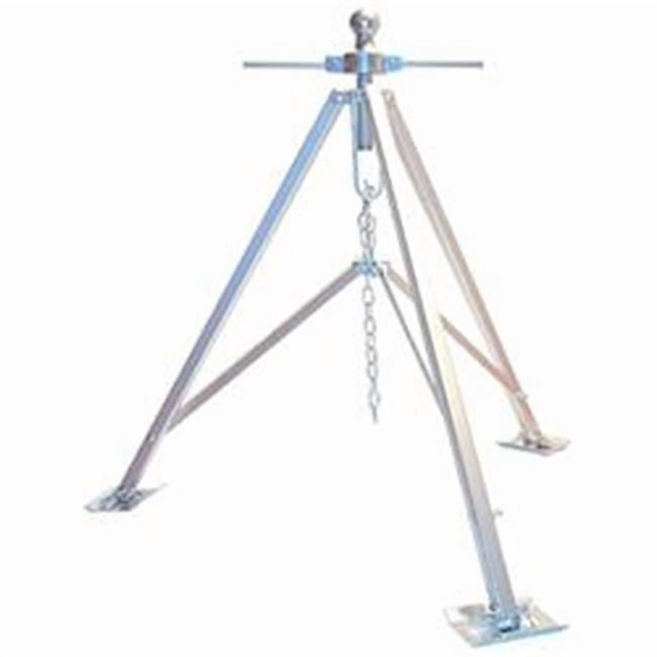 ULTRA FAB 19950400 Gooseneck Aluminum Tripod - Silver 1200 lb Capacity