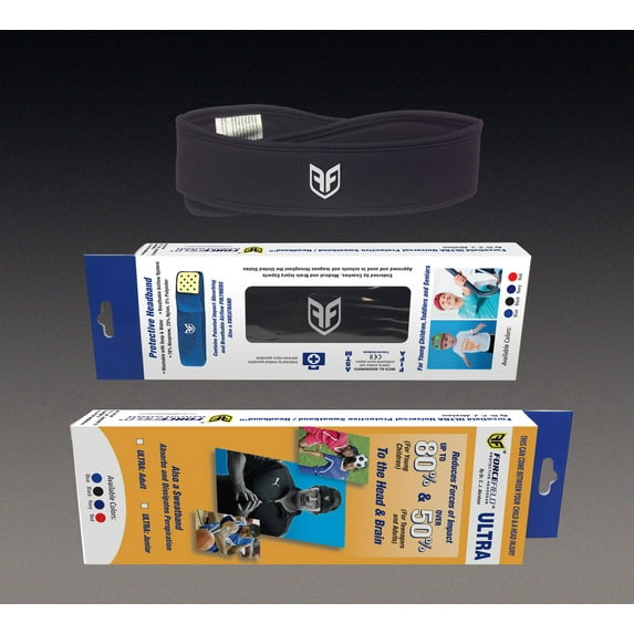 ULTRA Forcefield FF Protective Headgear Sport BLACK Junior