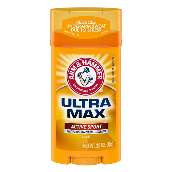 ULTRA MAX Deodorant- Active Sport- Solid Stick (Pack of 2)