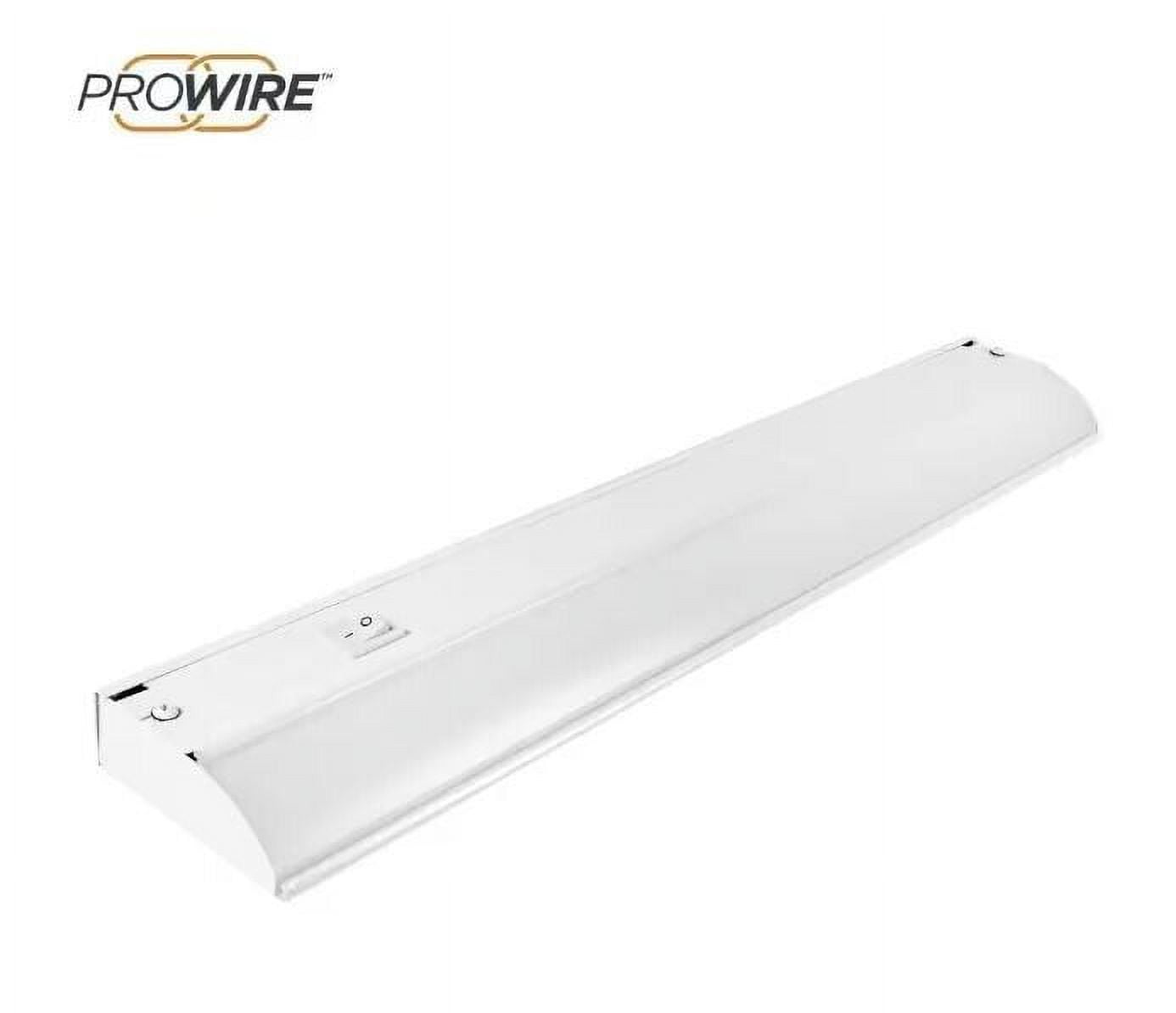 18-Inch White Metal LED Under Cabinet Light Fixture