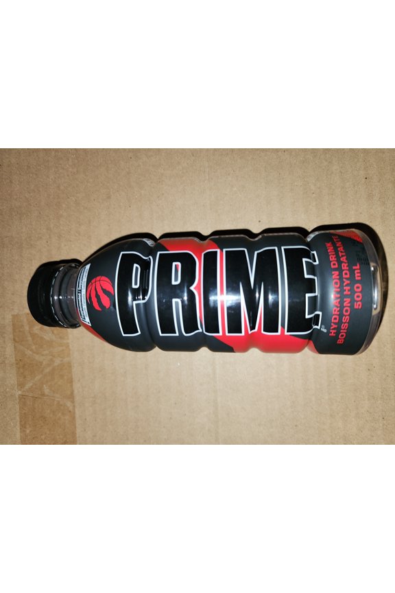 ULTRA RARE Prime Hydration Toronto Raptors Black Bottle Flavored 1 Bottle Logan Paul ksi