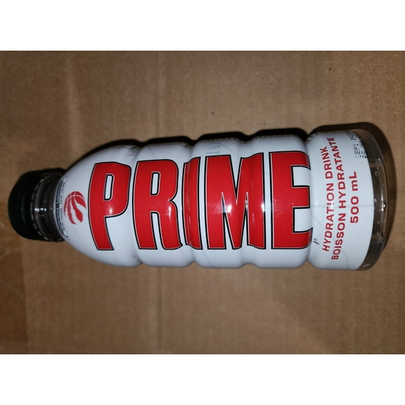 ULTRA RARE Prime Hydration Toronto Raptors White Bottle Flavored 1 Bottle Logan Paul ksi