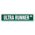 thumbnail image 1 of ULTRA RUNNER Street Sign jog jogger sprint race distance | Indoor/Outdoor |  24" Wide, 1 of 5