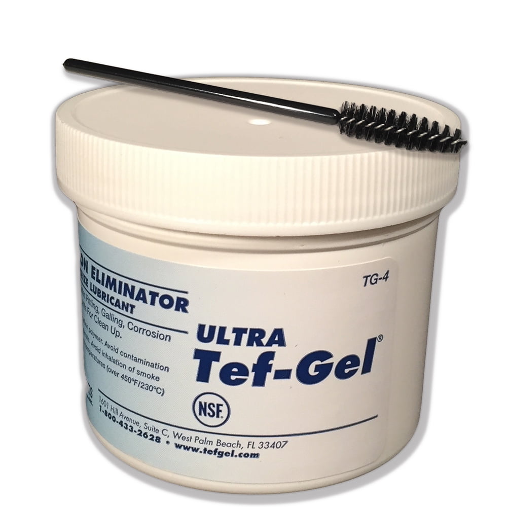 ULTRA TEF-GEL TG-04 the corrosion eliminator and lubricant, prevents rust,  seizing, gulling, and corrosion