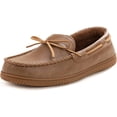 thumbnail image 1 of ULTRAIDEAS Men's Cozy Moccasin Slippers with Memory Foam, Indoor/Outdoor House Shoes, 1 of 5