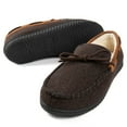 thumbnail image 1 of ULTRAIDEAS Mens Comfy Moccasin Slippers Memory Foam House Shoes Sherpa Fleece, 1 of 6