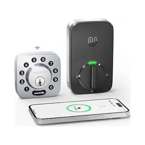 ULTRALOQ Keyless Door Sensor U-Bolt WiFi 7-in-1 Smart Deadbolt Lock