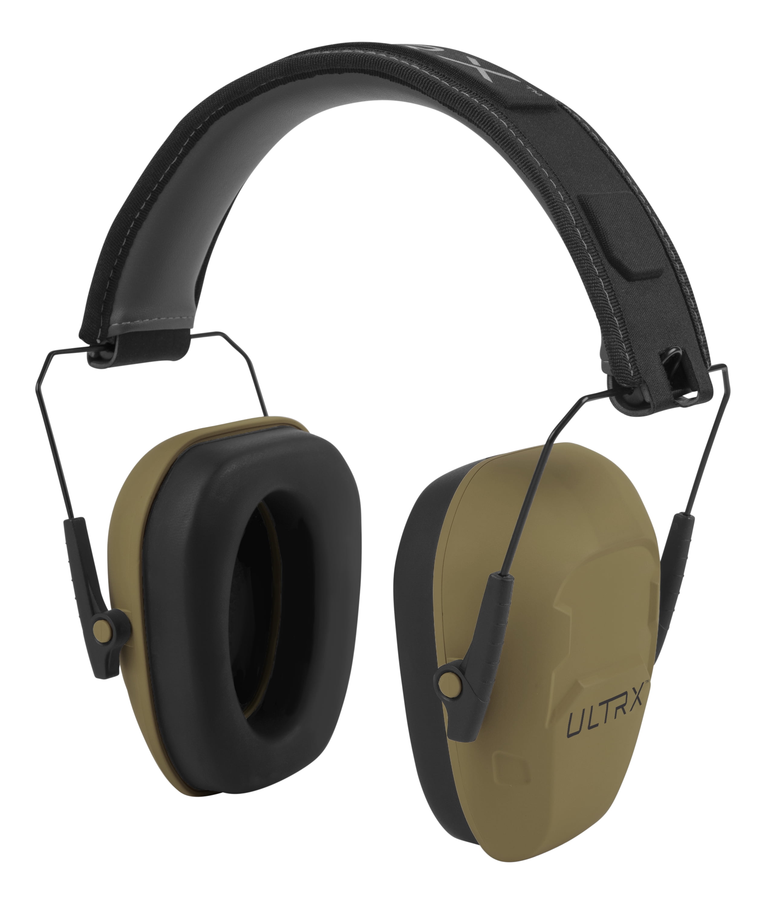 ULTRX™ Shield Passive Earmuff, Slim Fit, Adult, FDE, NRR 23 Db