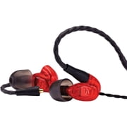 Westone UM Pro10 High Performance Single-Driver Universal In-Earphones with Replaceable Braided Cable, Red