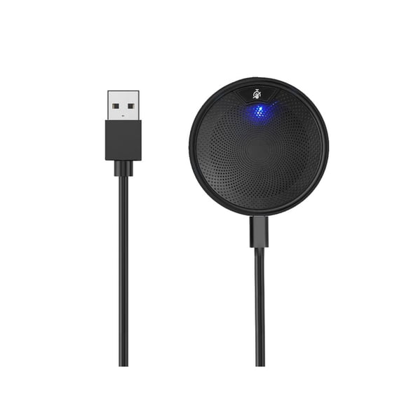 UM13 USB Conference Microphone With Omnidirectional Sound Capturing For Online Meetings And Webinars