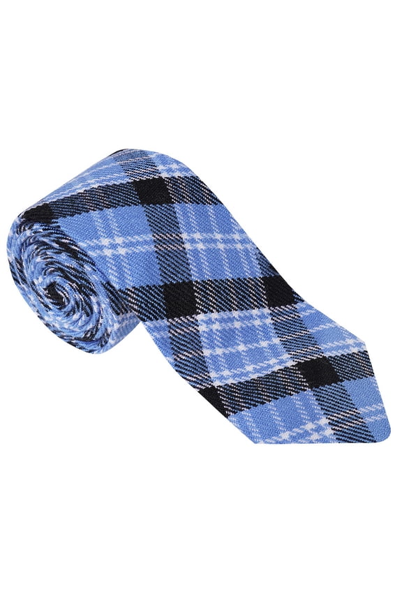 Scottish Neckties For Men - Many Clan Tartans, Acrylic Wool Men Ties (Clark)