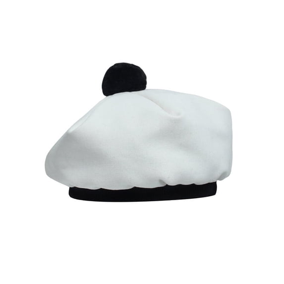 UMAM Scottish Traditional Tam o' Shatner 100% Wool Tammy Hat Flat Bonnet Kilt Many Tartans (Off White)