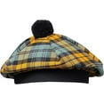 thumbnail image 1 of UMAM Scottish Traditional Tam o' Shatner Acrylic Wool Tammy Hat Flat Bonnet Kilt Many Tartans (Golden Weathered), 1 of 1