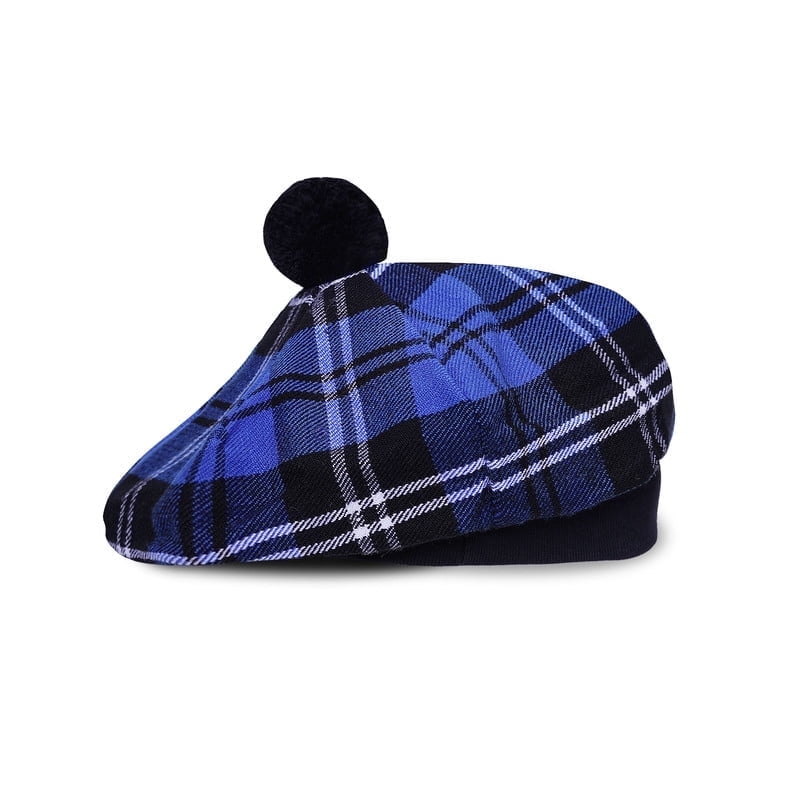 UMAM Schottische Tam O' Shatner Mütze - 100% Wolle, Dehnbar 55-62cm