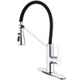 thumbnail image 1 of UMANYI Single Handle Kitchen Faucet with Pull Down Sprayer for RV Commercial Utility Sink Chrome, 1 of 9