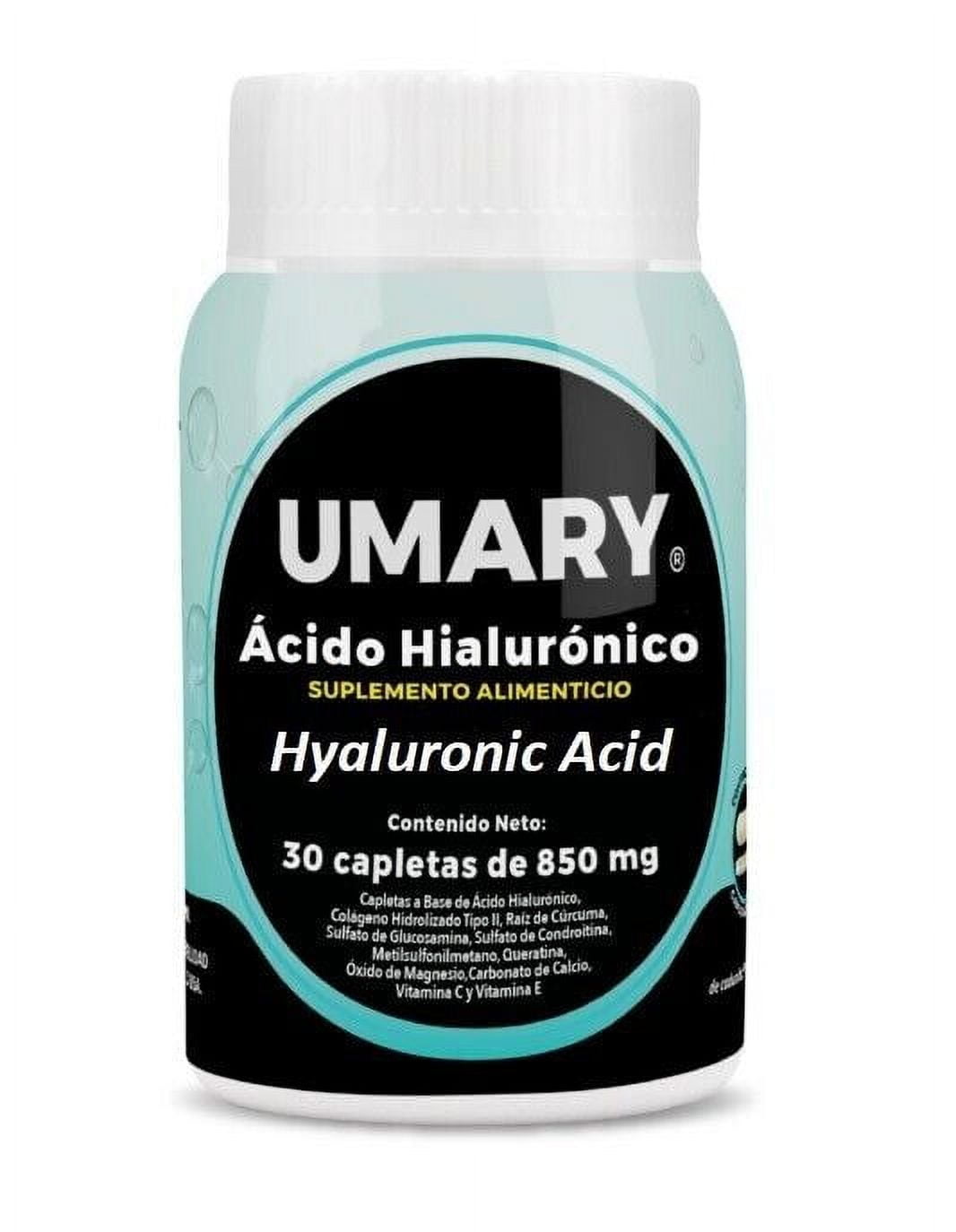 UMARY 850 mg Hyaluronic Acid 30 Capsules