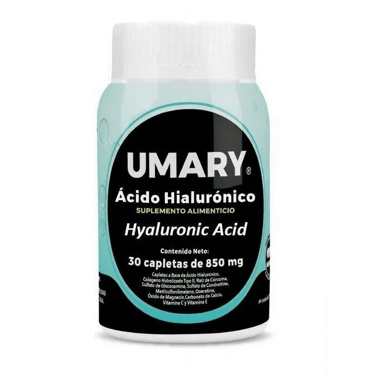 UMARY Hyaluronic Acid 30 Caplets 850 mg Packo f 2
