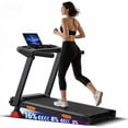 thumbnail image 1 of UMAY 16% Incline Folding Treadmill, 400 lbs Capacity, 3.0 HP Quiet Motor, 0.6-7.0 MPH, 3 LED Displays for Home, 1 of 7