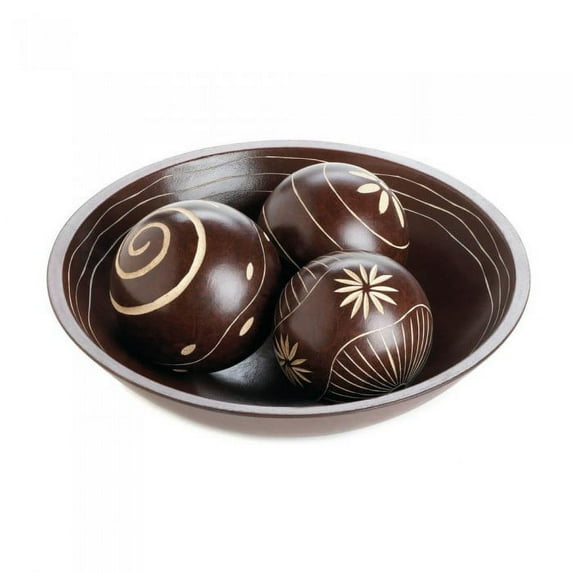 UMBER DECORATIVE BALL SET