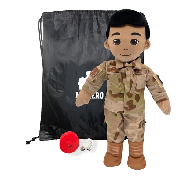 Customizable  Recordable My Hero Airman: Plush Air Force Daddy Doll